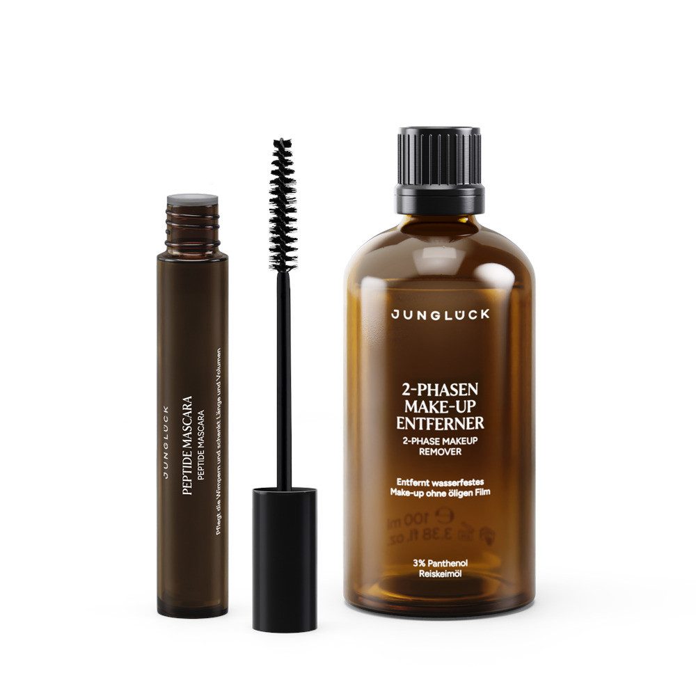 JUNGLÜCK Hautpflege-Set Daily Wimpern Kombi, 1-tlg., schenkt lange, dichte Wimpern und leichte Pflege