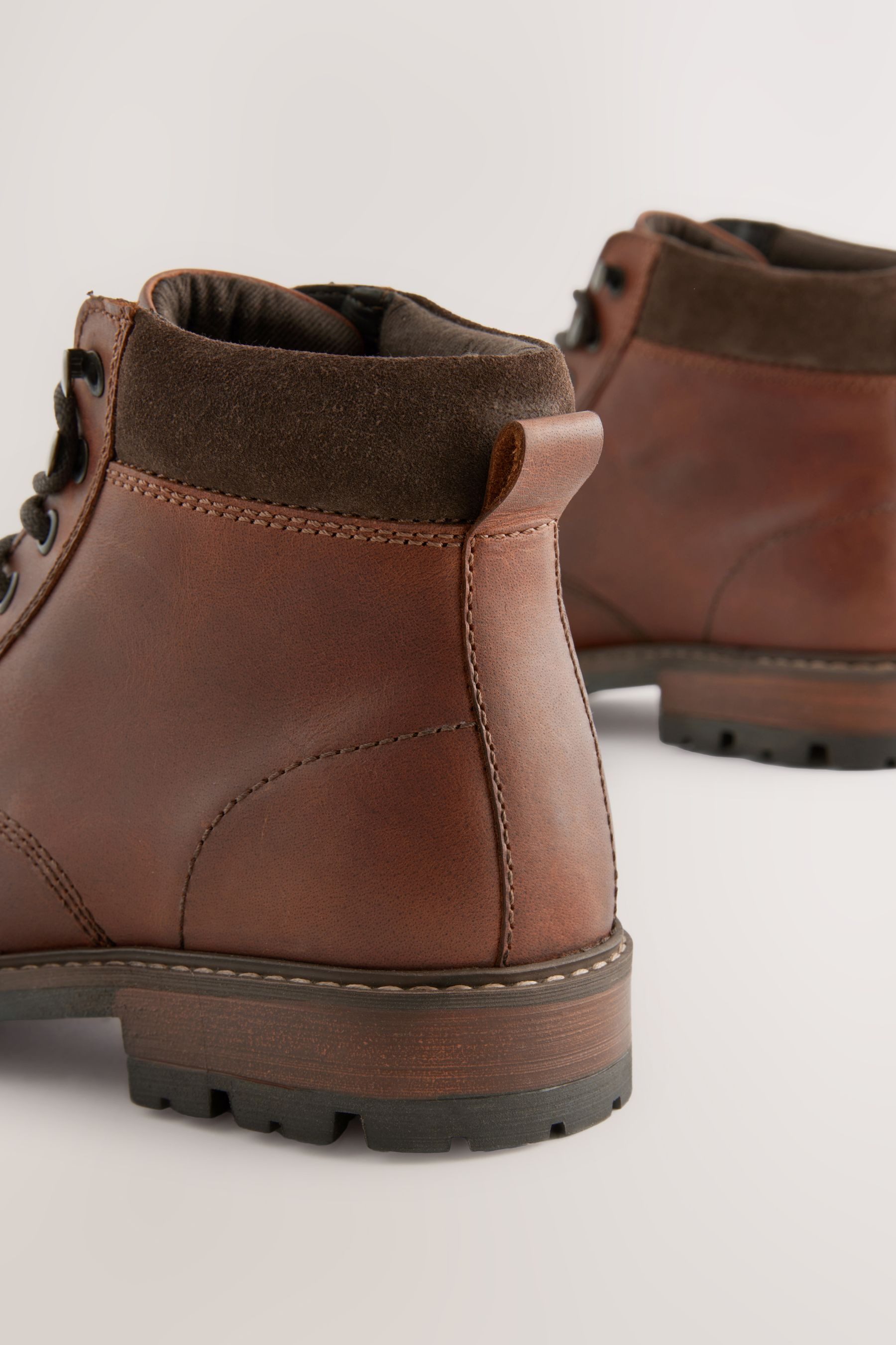 Next Lederstiefel Schnürstiefel (1-tlg)