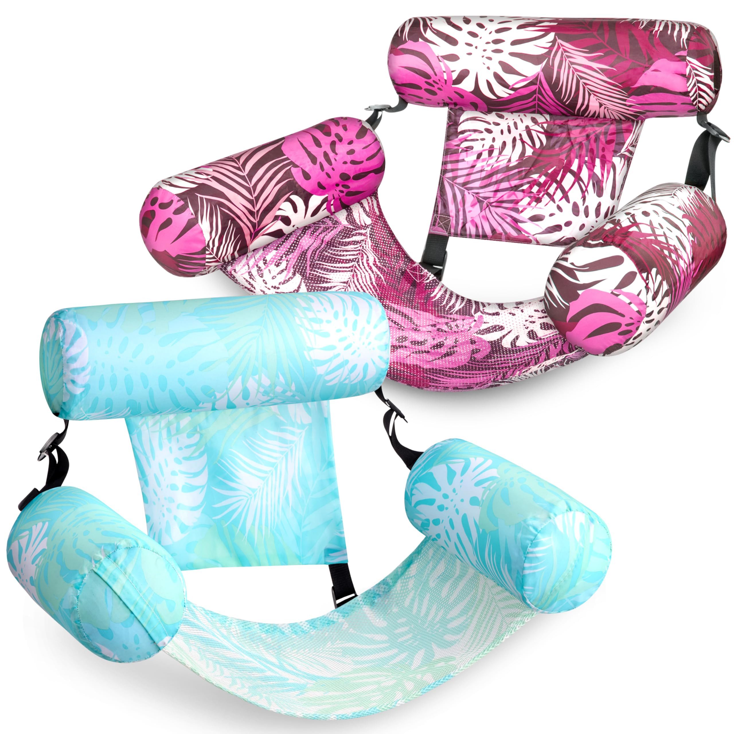 sloosh Luftmatratze SLOOSH Aufblasbare Wasser Pool Schwimmsitze für Erwachsene*2