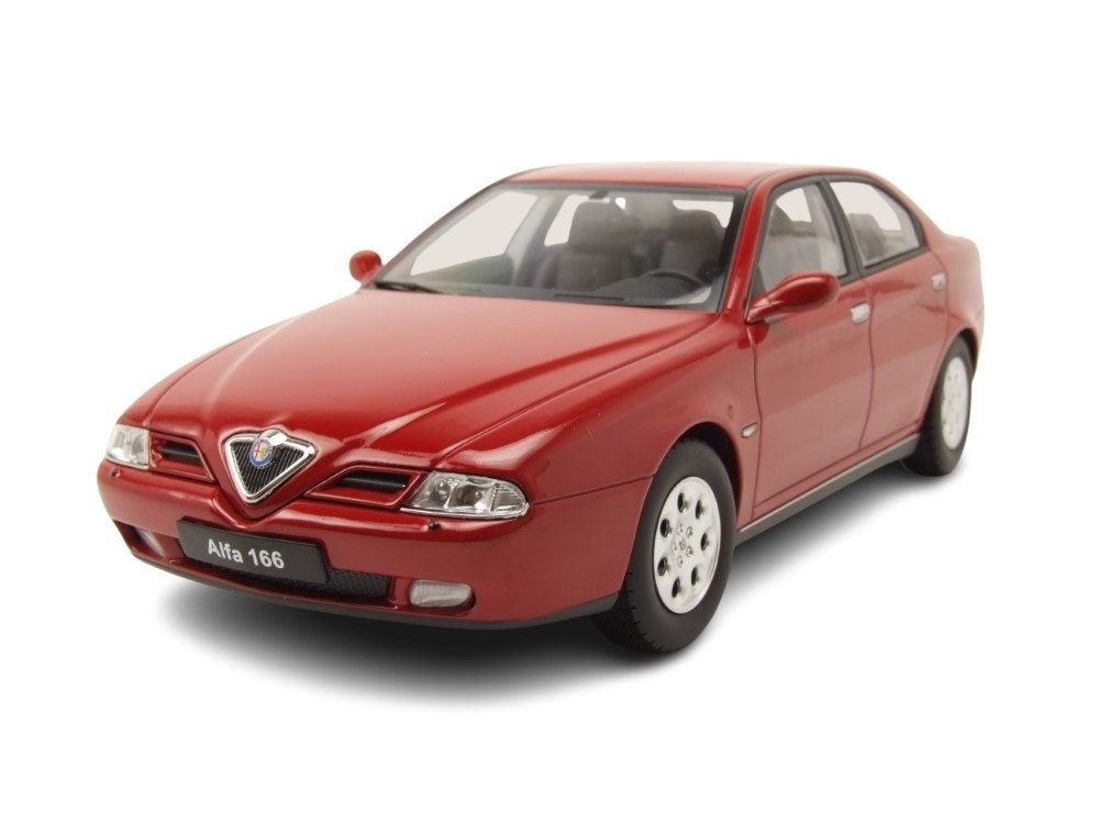 Triple9 Modellauto Alfa Romeo 166 1999 rot, Maßstab 1:18