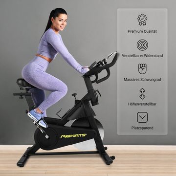 MSports® Speedbike Indoor Cycling Bike Black Series - 20KG Schwungrad