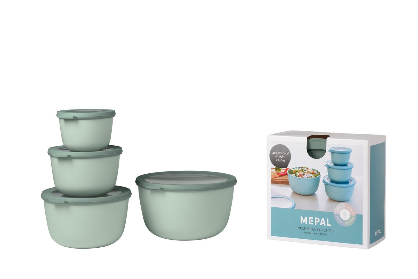 Mepal Aufbewahrungsbox Mepal Cirqula 6.5 l Mikrowellengeschir - Nordic sage