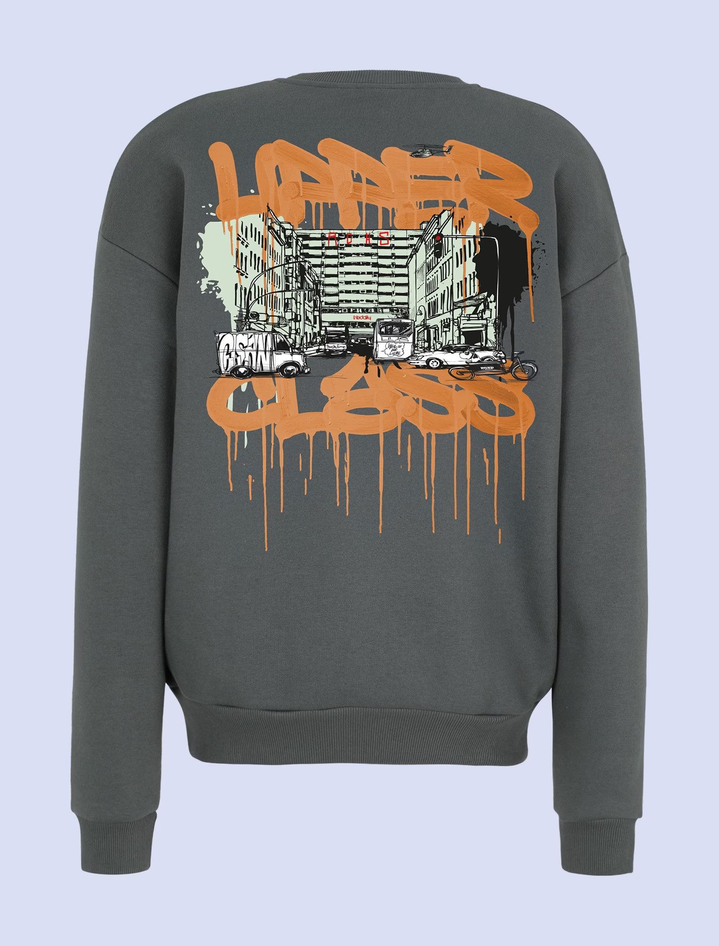 iriedaily Sweater - Herren Sweatshirt mit Print - Streetwear Pullover - Oversize Fit