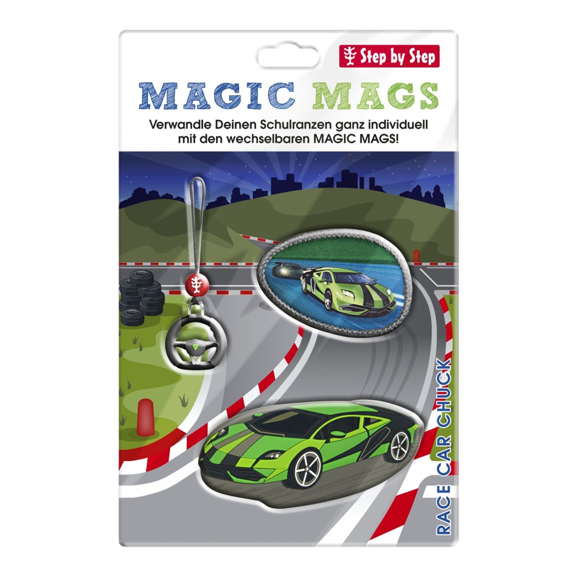 Step by Step Chuck Car Race MAGIC Schulranzen MAGS