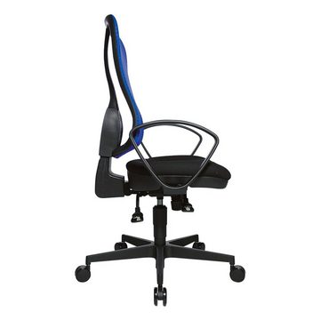 TOPSTAR Schreibtischstuhl Headpoint SY, Muldensitz, Punkt-Synchronmechanik, Netzrückenlehne, (ohne Armlehnen)