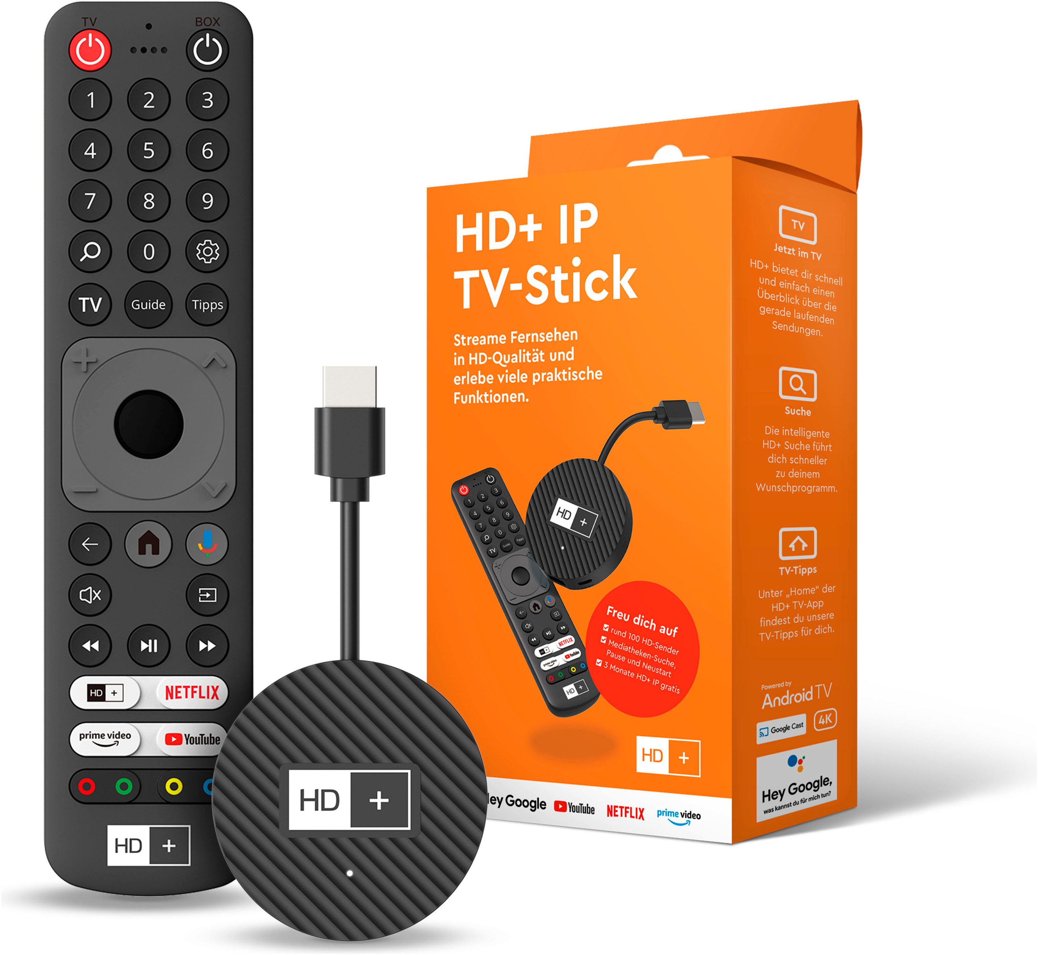 Streaming-Stick IP TV-Stick (inkl. HD+ IP für 3 Monate gratis)
