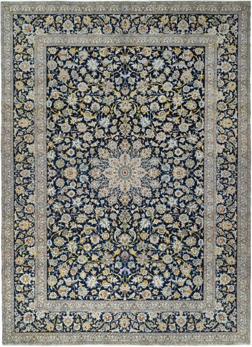 Orientteppich Keshan 309x420 Handgeknüpfter Orientteppich / Perserteppich, Nain Trading, rechteckig, Höhe: 12 mm