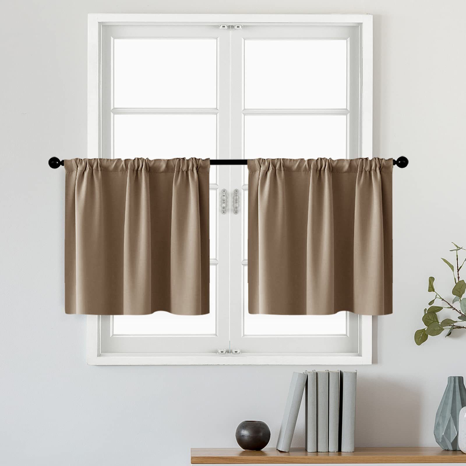 BYSURE Scheibengardine, Stangendurchzug (2 St), verdunkelnd, günstig online kaufen
