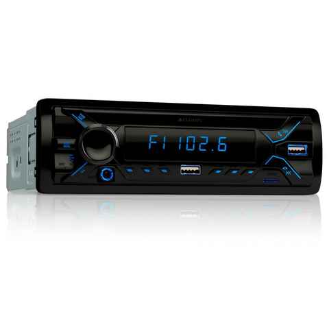 ELGAUS OM-195P 1 Din Autoradio (FM/AM, RDS, Bluetooth, RDS, Fernbedienung, ID3, Appsteuerung, Manual in DE/EN)