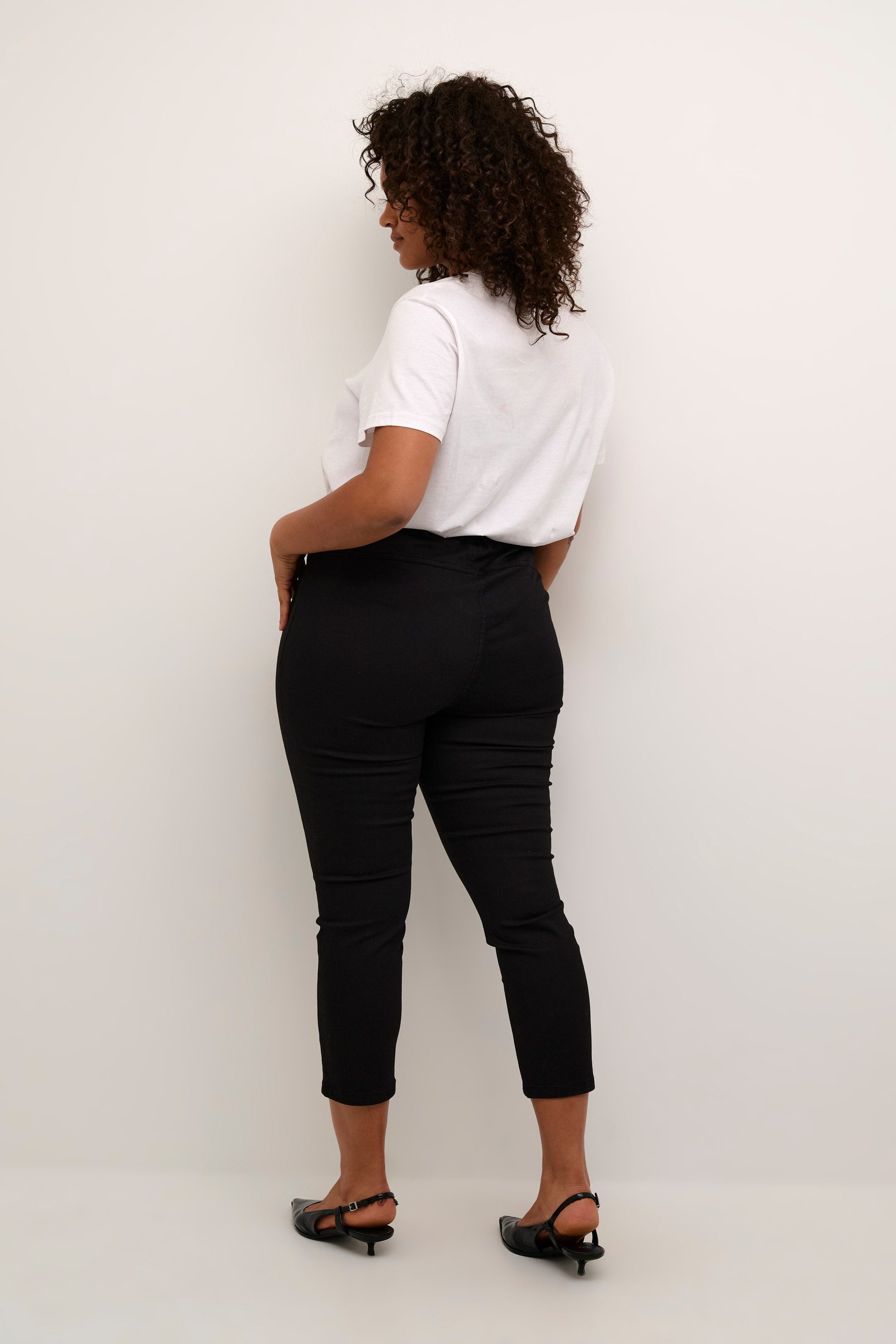 KAFFE Curve Leggings Leggings KCana Große günstig online kaufen