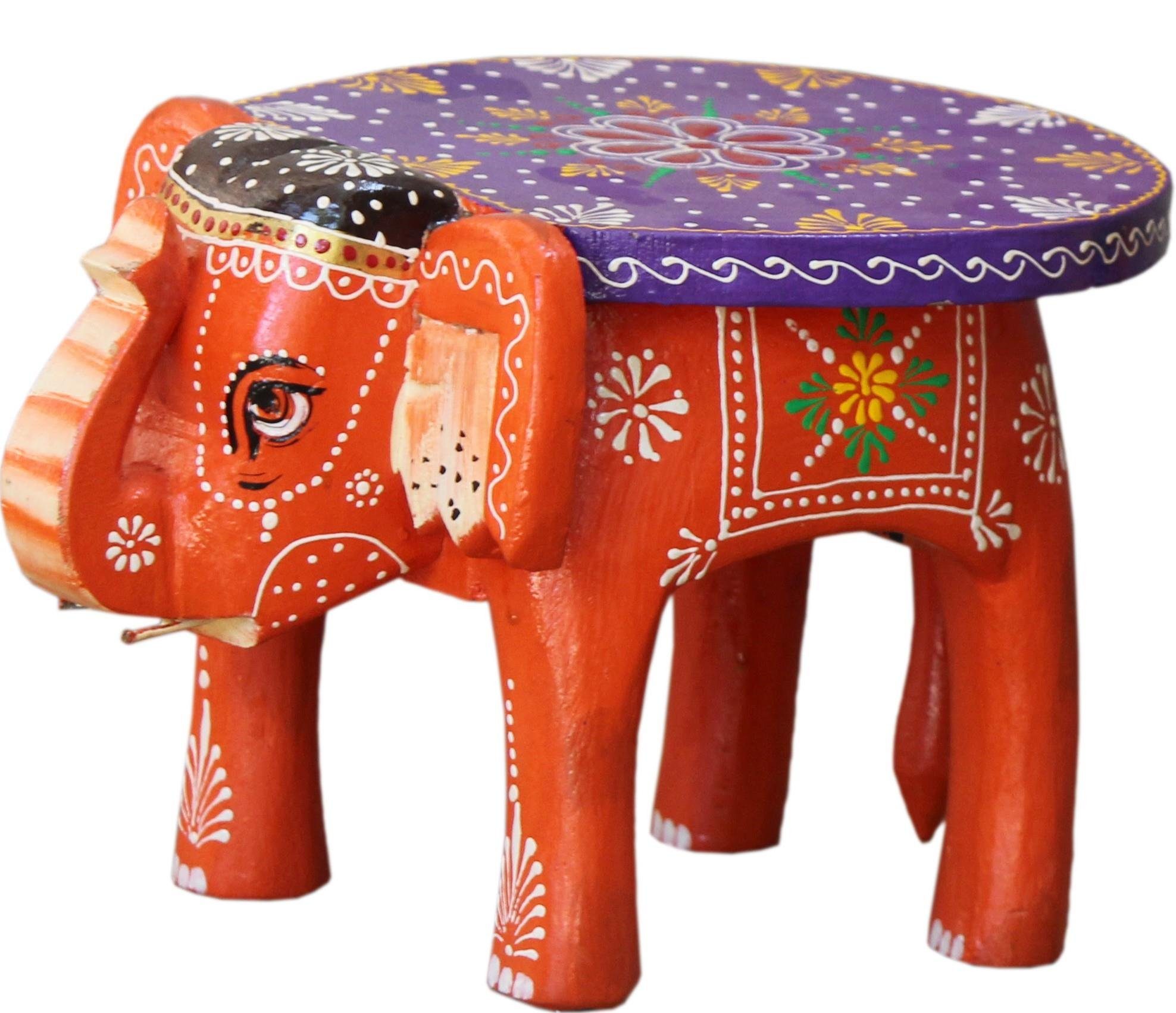 Deko Guru-Shop Elefant - orange Dekoobjekt