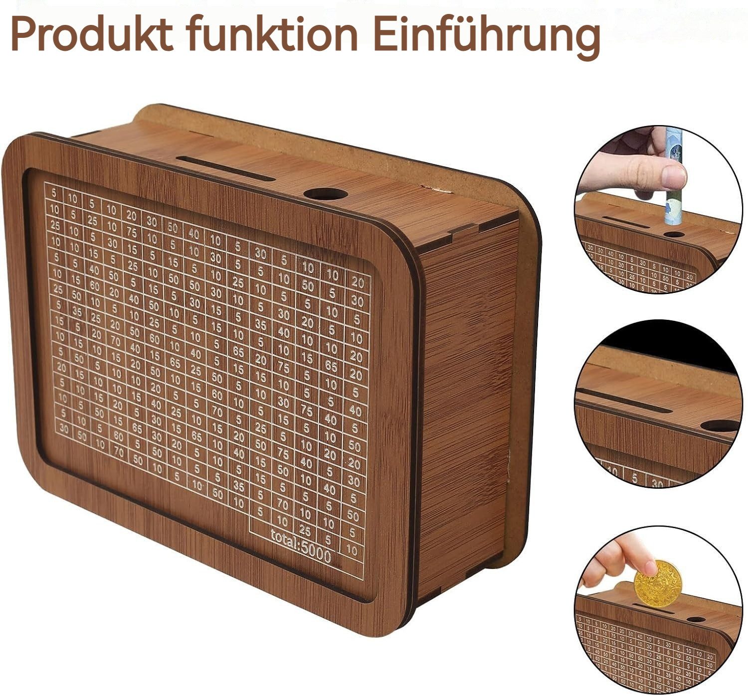 BlingBin Spardose Vintage Sparschwein aus Holz günstig online kaufen