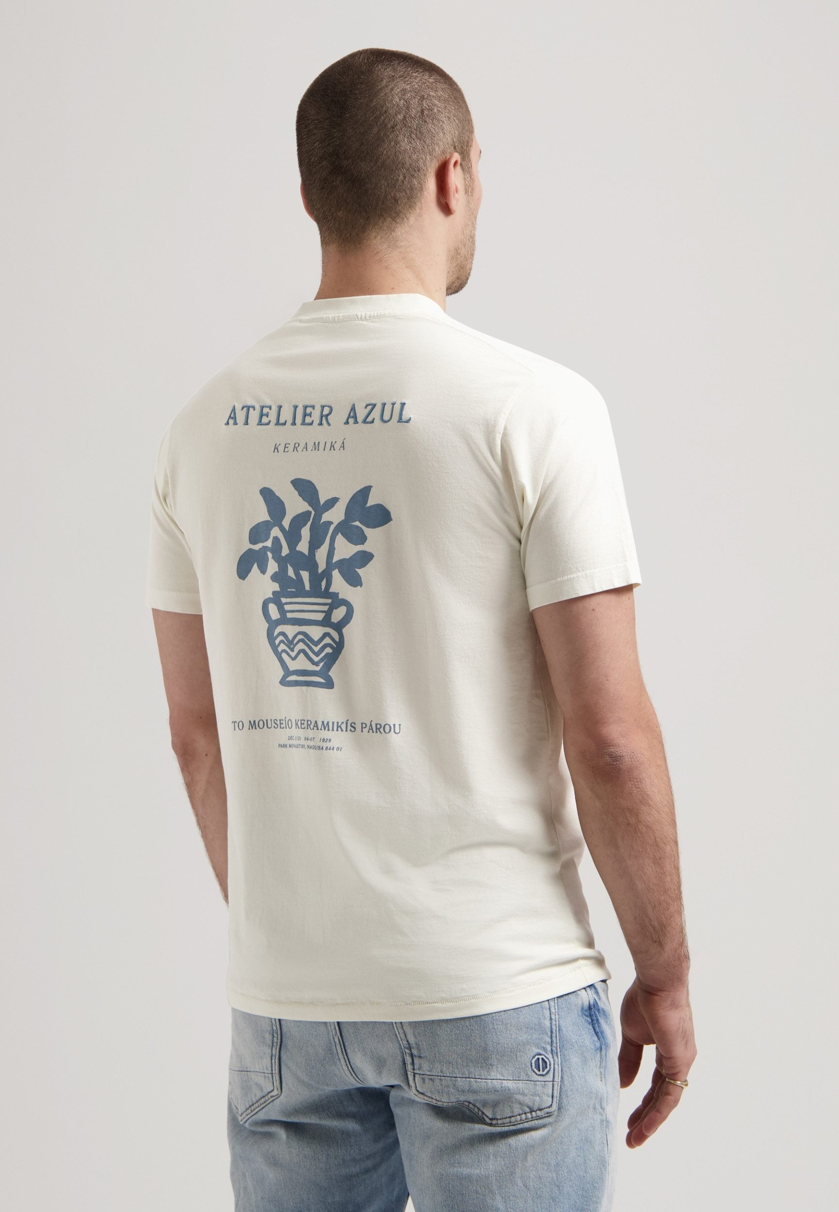 Dstrezzed T-Shirt DS_Nickolas Graphic Tee Sand