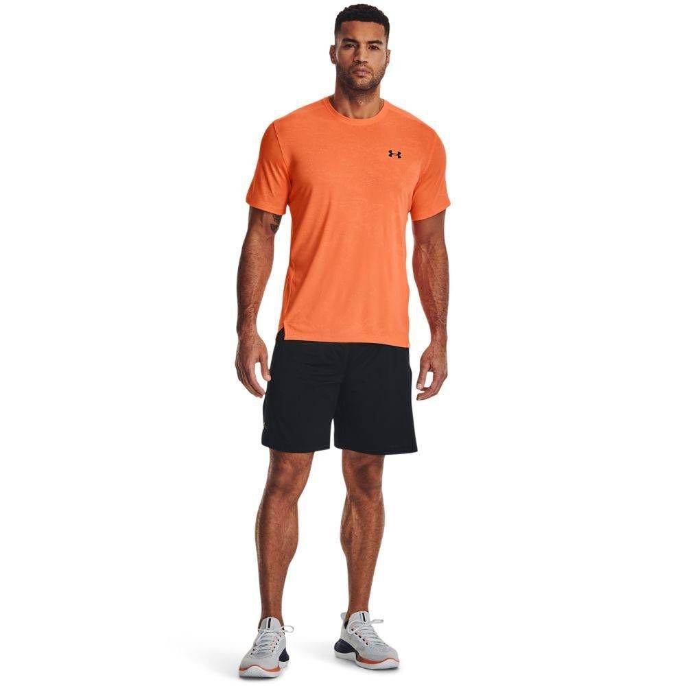 Under Armour® Herren (1-tlg) JACQUARD Trainingsshirt VENT (500) Trainingsshirt TECH rot