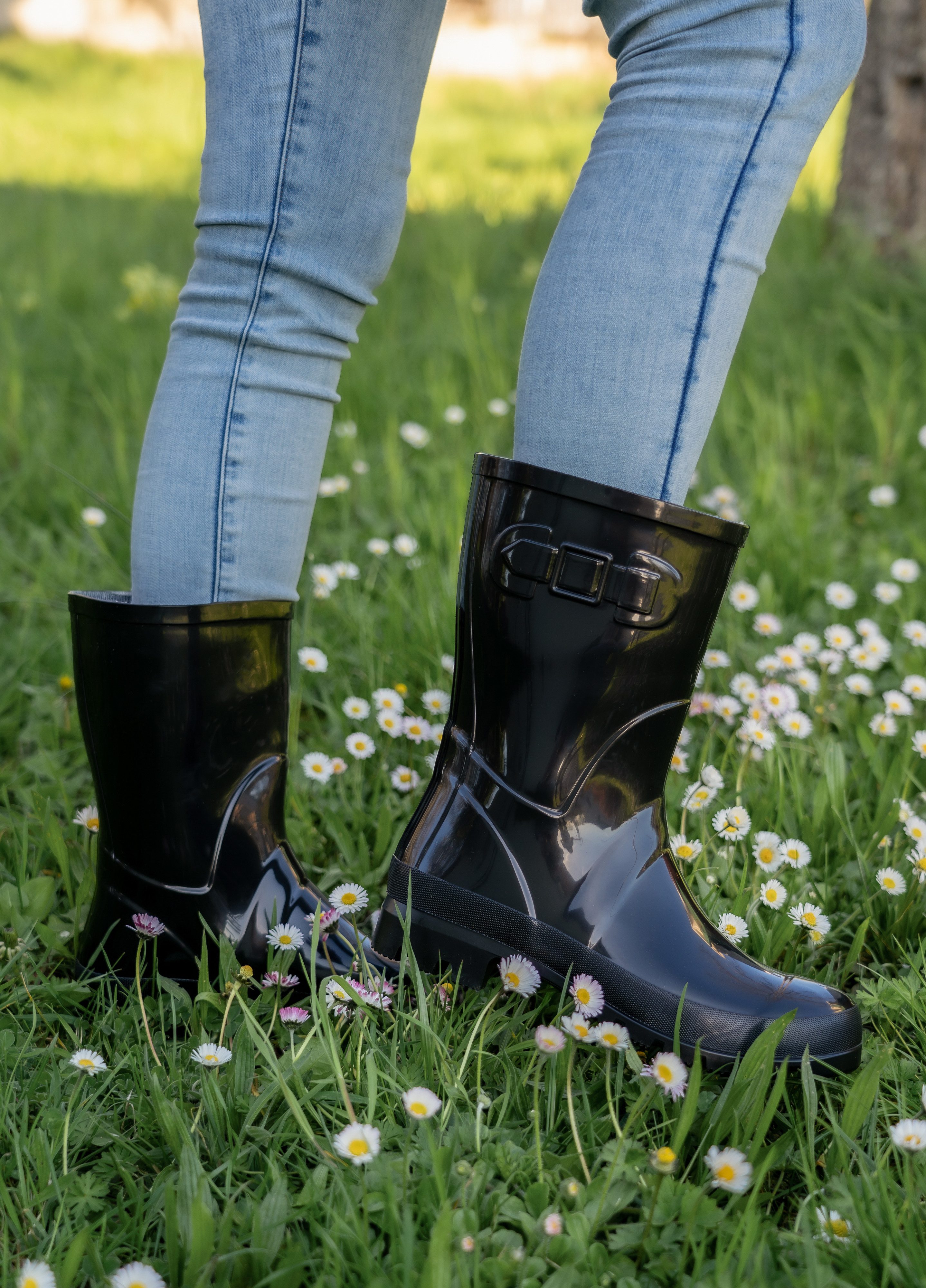 Beck Damen Regenstiefel Fashion Gummistiefel (sehr bequem) perfekt für Festivals