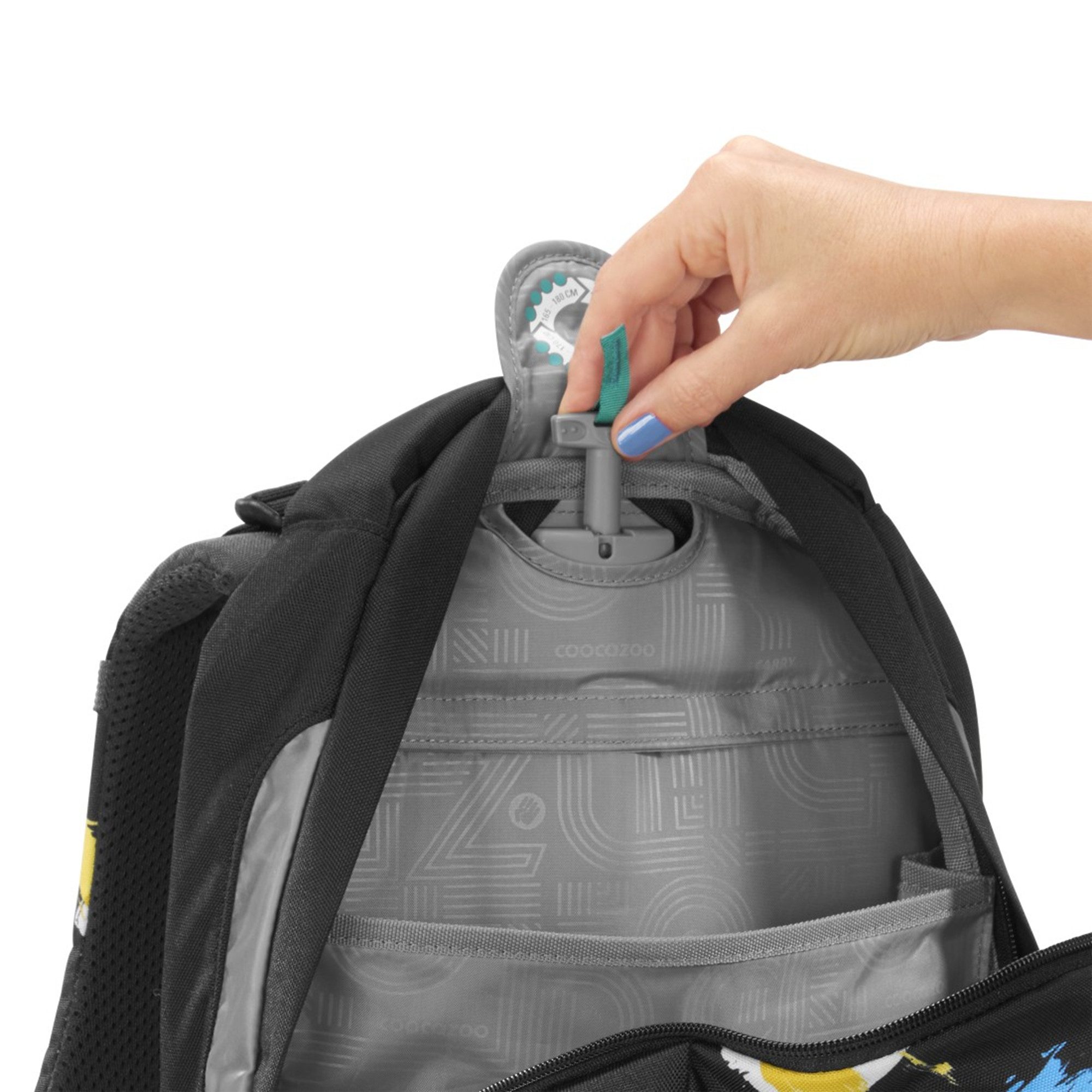coocazoo Schulranzen Schulrucksack-Set MATE, Mäppchen Neon Pull-Over (3-tlg)
