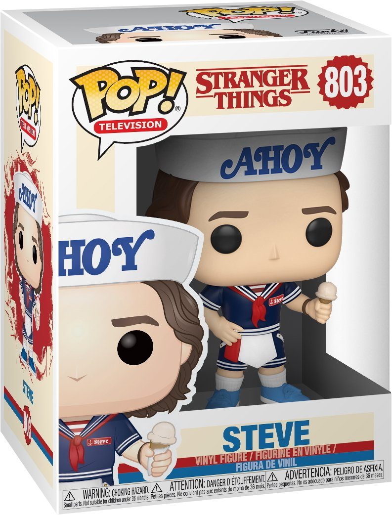 Funko Spielfigur Stranger Things - Steve 803 Pop!, Spielzeugfigur