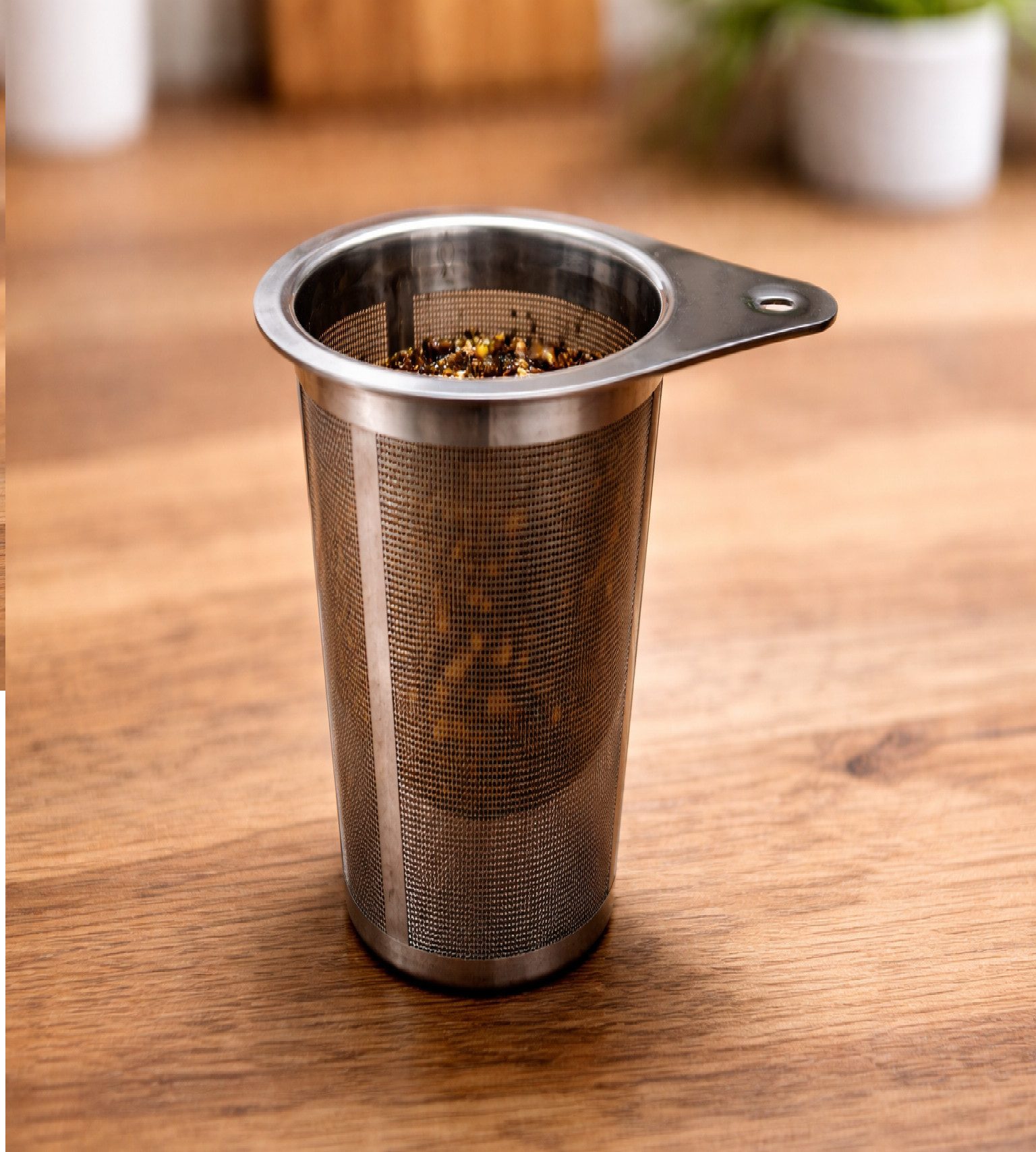 Rungassi Thermoflasche Edelstahl Teesieb Ø 6 cm H 11cm Feinfilter für losen Tee