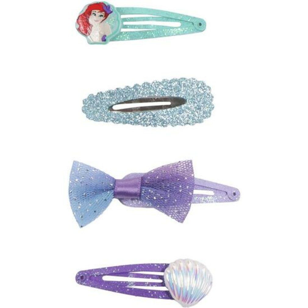 Princesses Disney Bunt 4 Stück Cerda Haarbürste Haarspangen