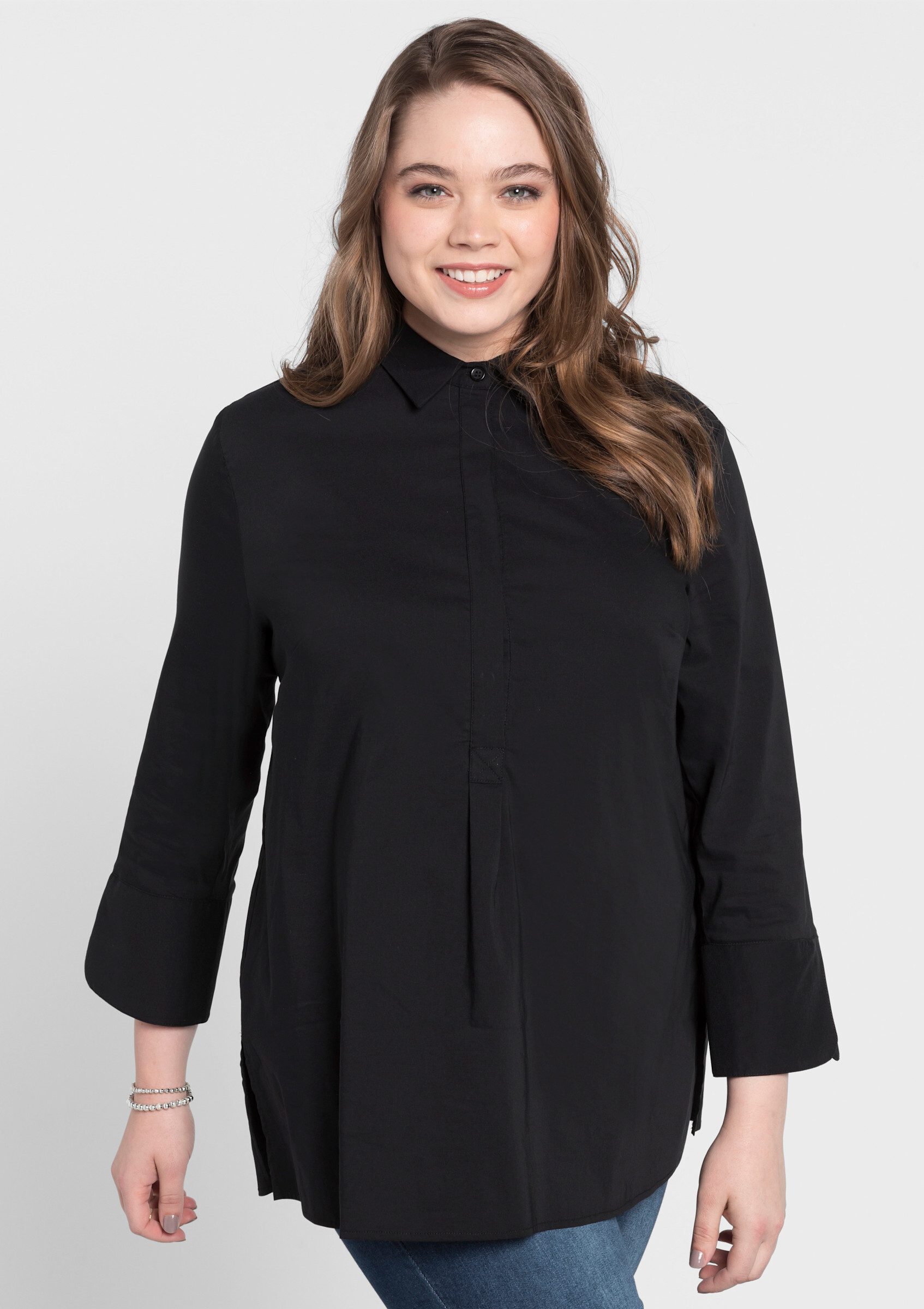 Sheego Klassische Bluse Tunika günstig online kaufen