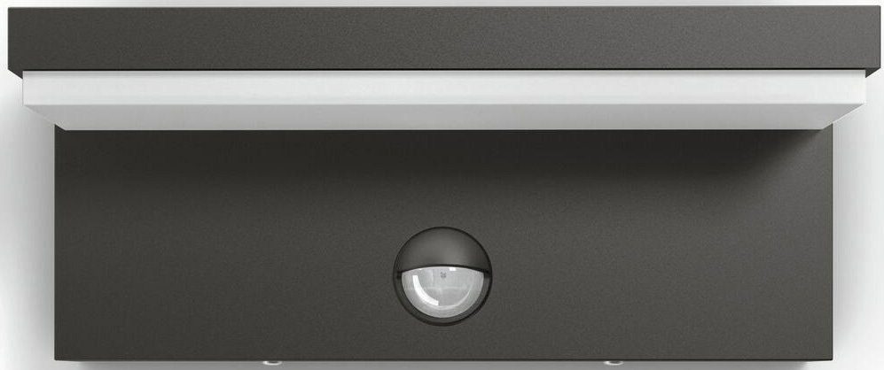 Anthrazit Bustan, LED LED Wandleuchte integriert, 1000lm IR fest Wandleuchte Warmweiß, Philips
