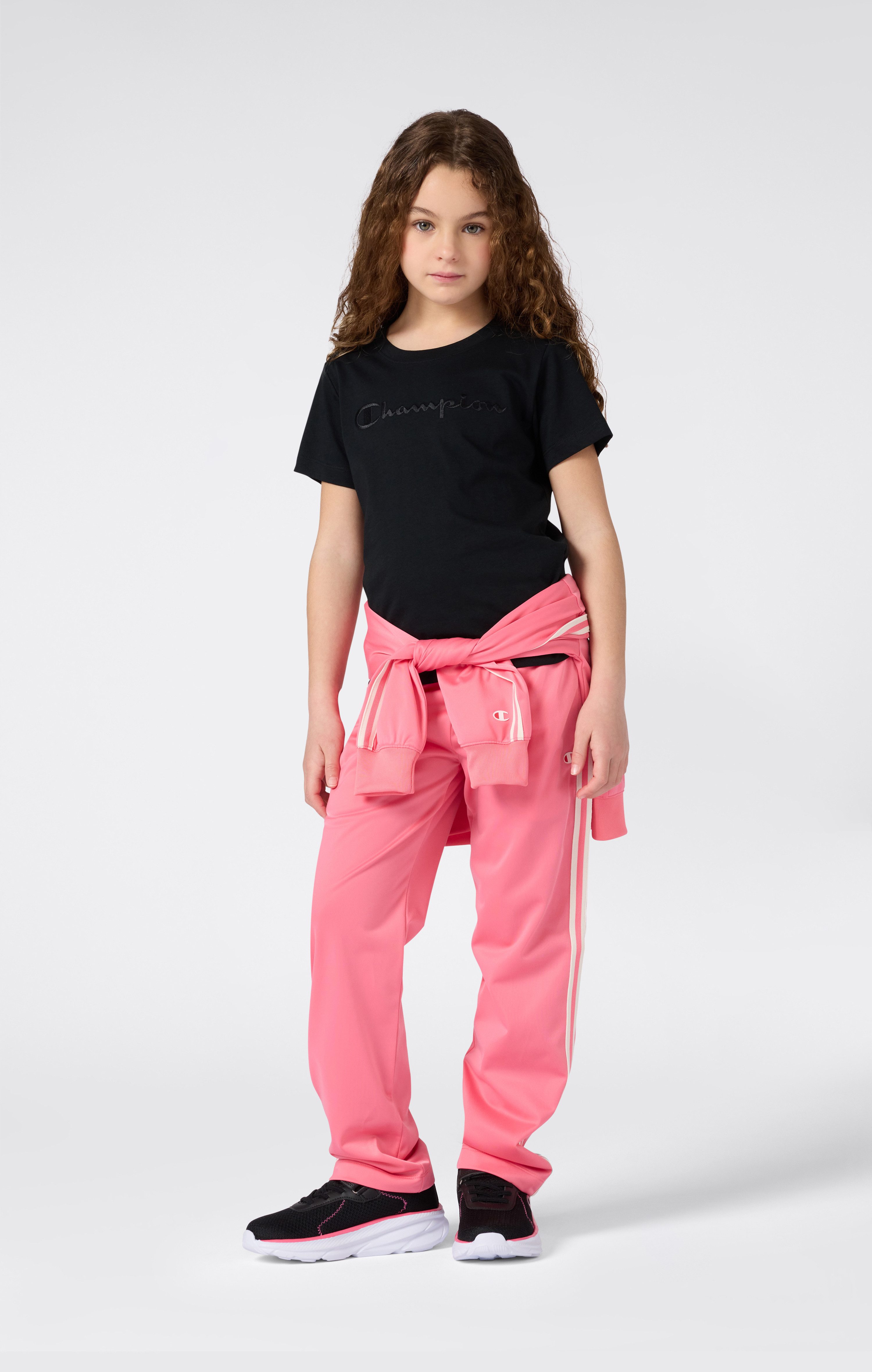 Champion T-Shirt ICONS Crewneck T-Shirt für Kinder und Jugendliche, Kurzarm, mit Rundhalsausschnitt