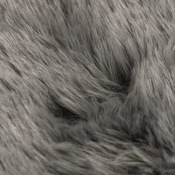 Teppich Schön weicher Teppich Hasenfell-Optik • waschbar • in anthrazit, Carpetia, rechteckig, Höhe: 11 mm