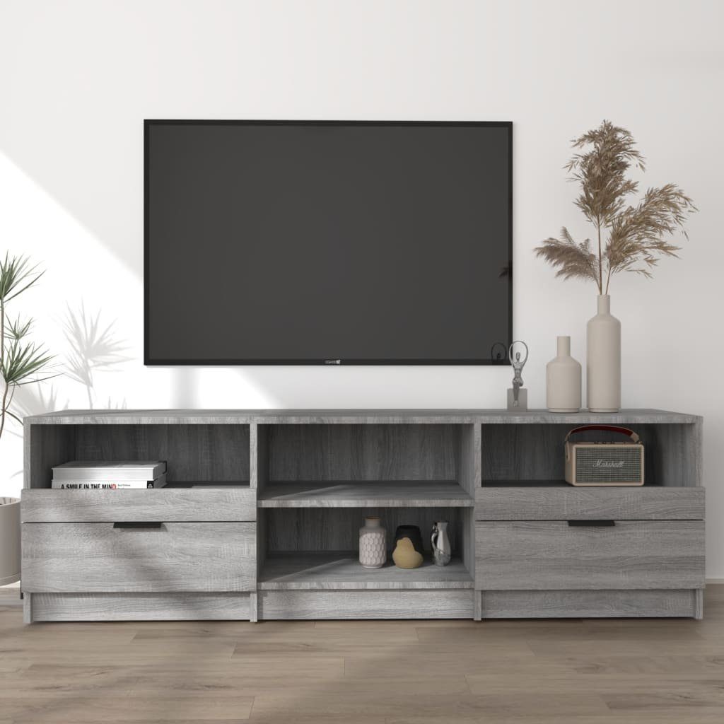 150x33,5x45 TV-Schrank Sonoma Grau cm furnicato Holzwerkstoff