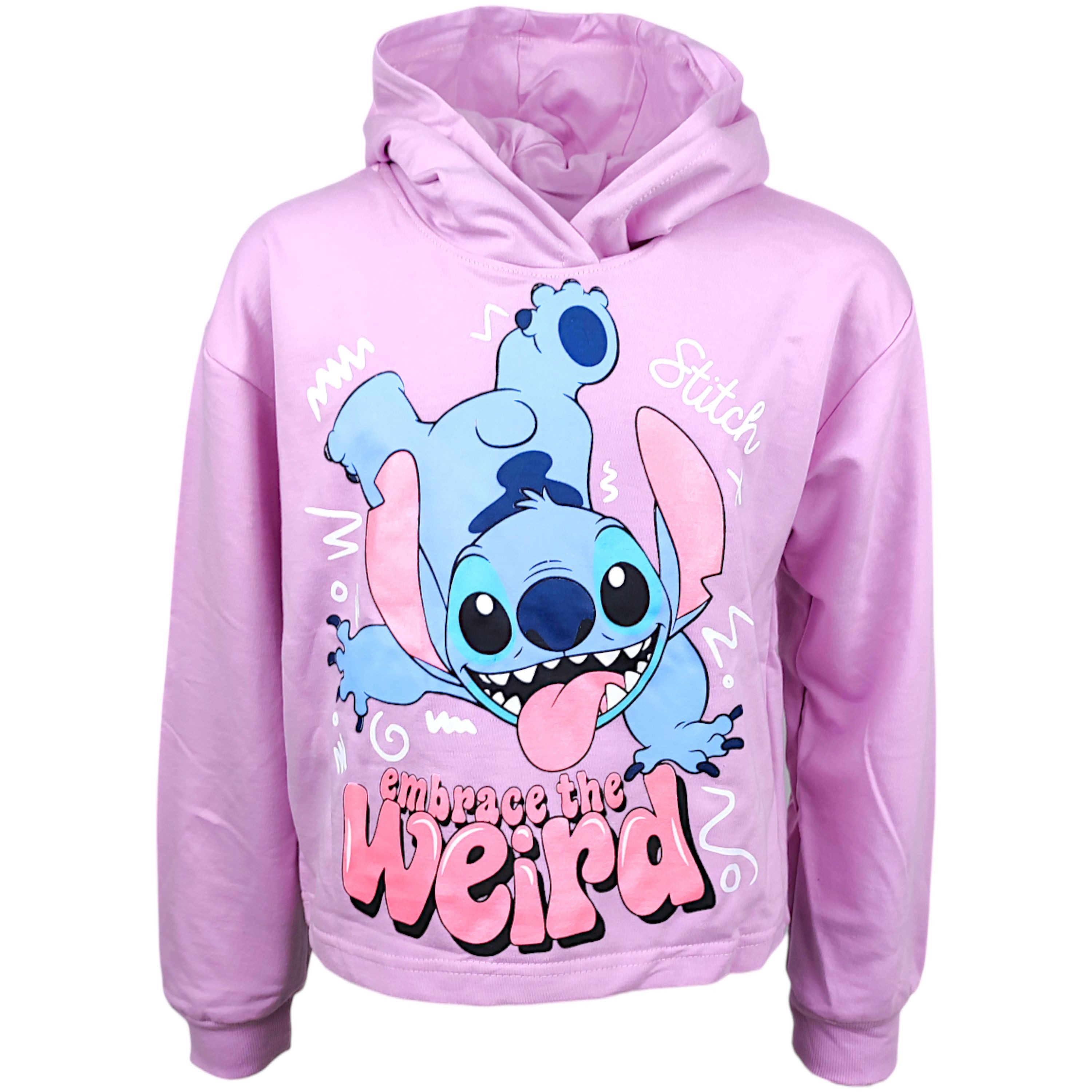 Lilo & Stitch Hoodie Embrace the Weird Mädchen Kapuzenpullover Размер 134 - 176 cm