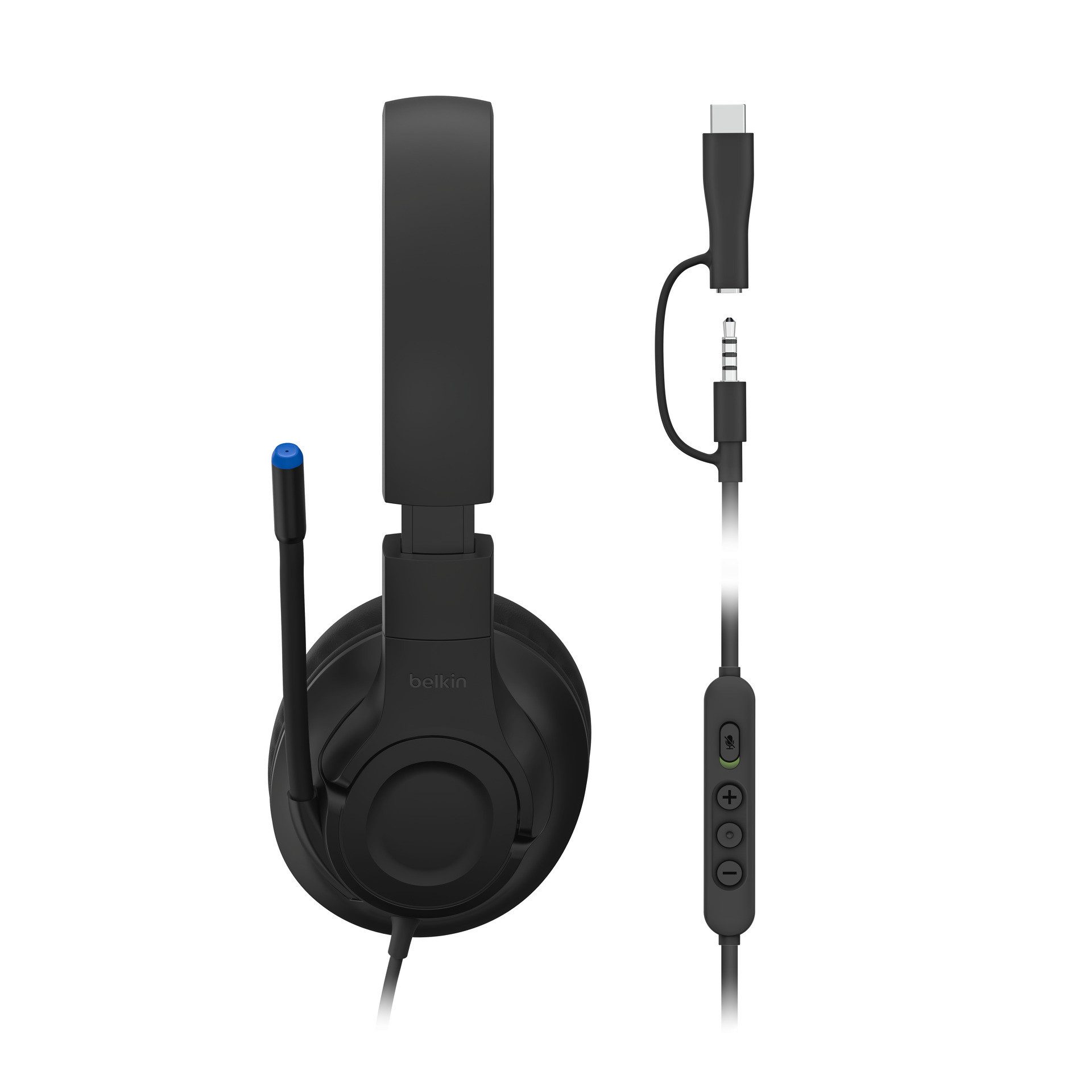Belkin Gaming Inspire Kinder-Kopfhörer (Kinderkopfhörer mit Kabel für Nintendo Switch 2)