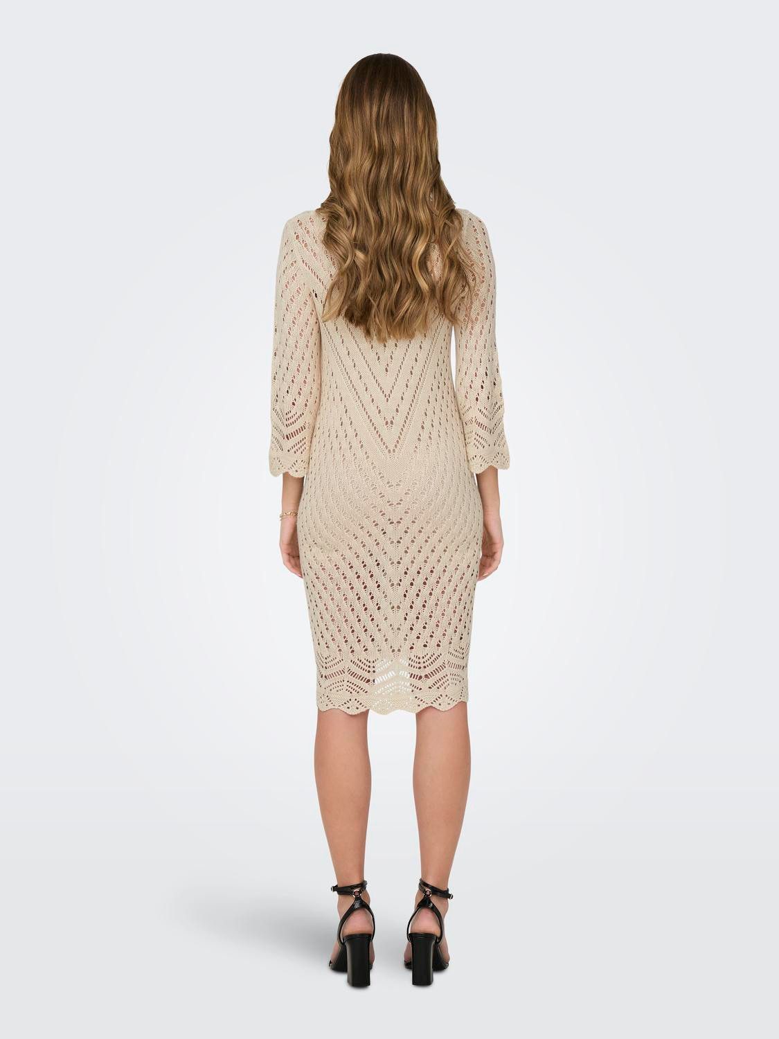 JACQUELINE de YONG Strickkleid Locker Leichtes günstig online kaufen