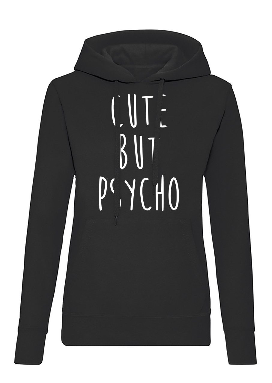 Blondie & Brownie Hoodie Cute Damen Kapuzenhoodie Statement Print Freizeit Casual Look (Einzelstück, Einzelartikel) Cute D Hoodie Statement Damen Hoodie Print