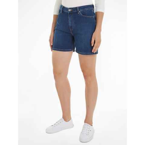 Tommy Hilfiger Shorts DNM STRAIGHT SHORT RW KAI in blauer Waschung