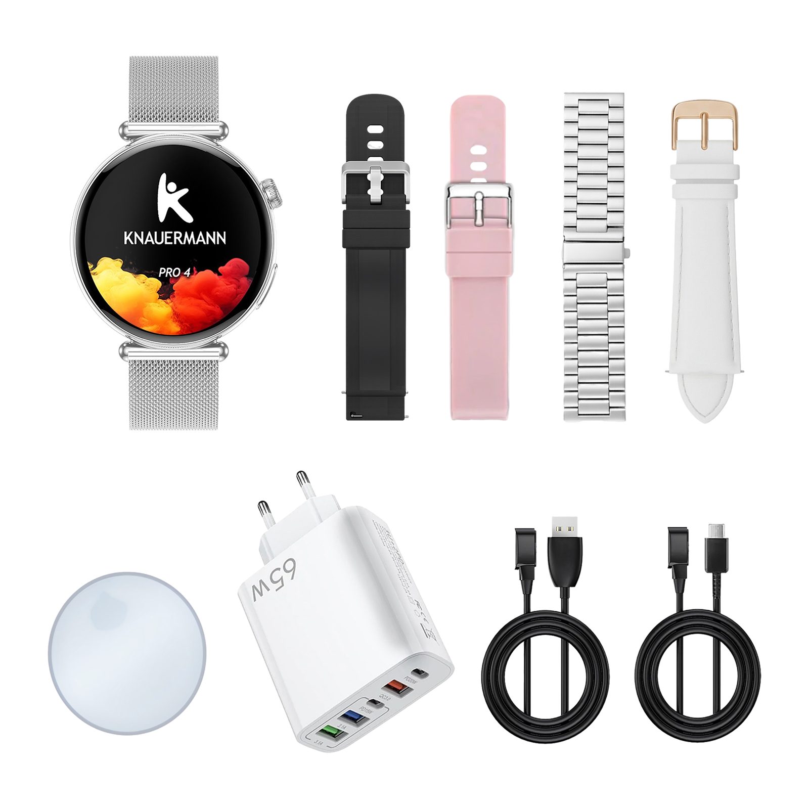 Knauermann PRO 4 Mini (2026) mit Anruf & SOS Funktion Smartwatch