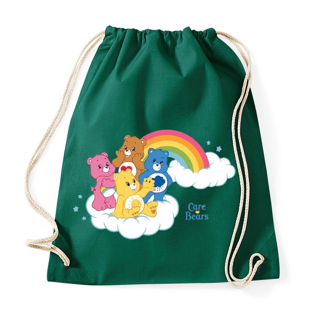 Blondie & Brownie Turnbeutel aus Baumwolle Glücksbärchis Care Bears Hab-Dich-lieb Bär Wolkenland