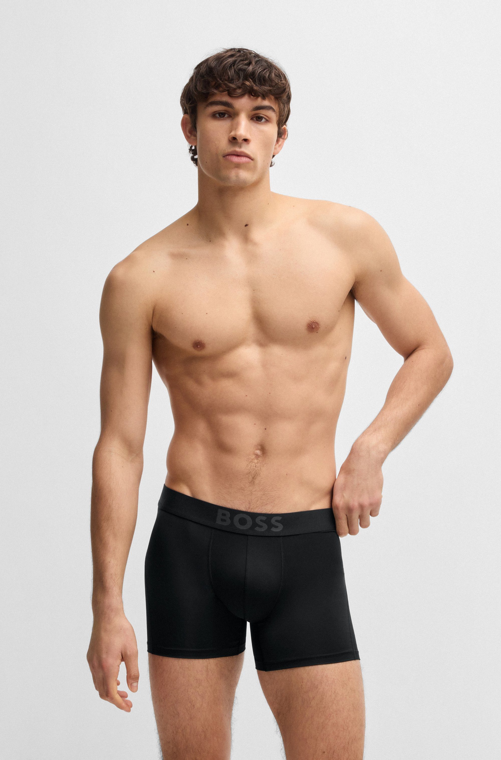 BOSS Boxer (Packung, 3-St) mit Logobund günstig online kaufen