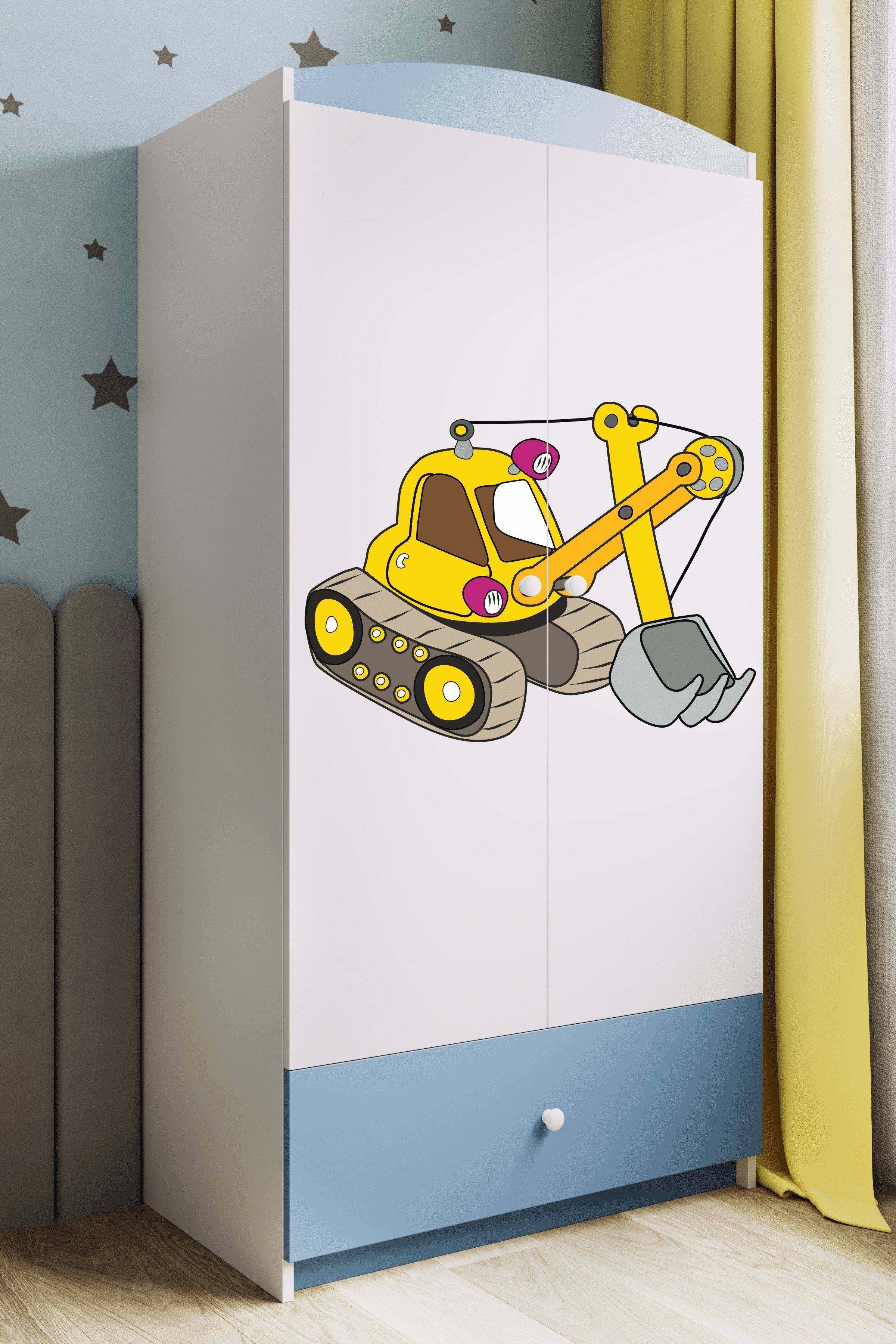 Bjird Kinderkleiderschrank Kleiderschrank Babydreams (4 Einlegeböden günstig online kaufen