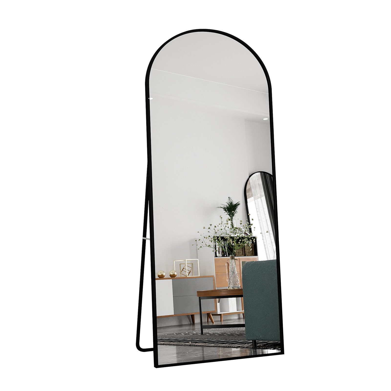 Furnishings Home Ganzkörperspiegel Oval Wandspiegel Standspiegel günstig online kaufen