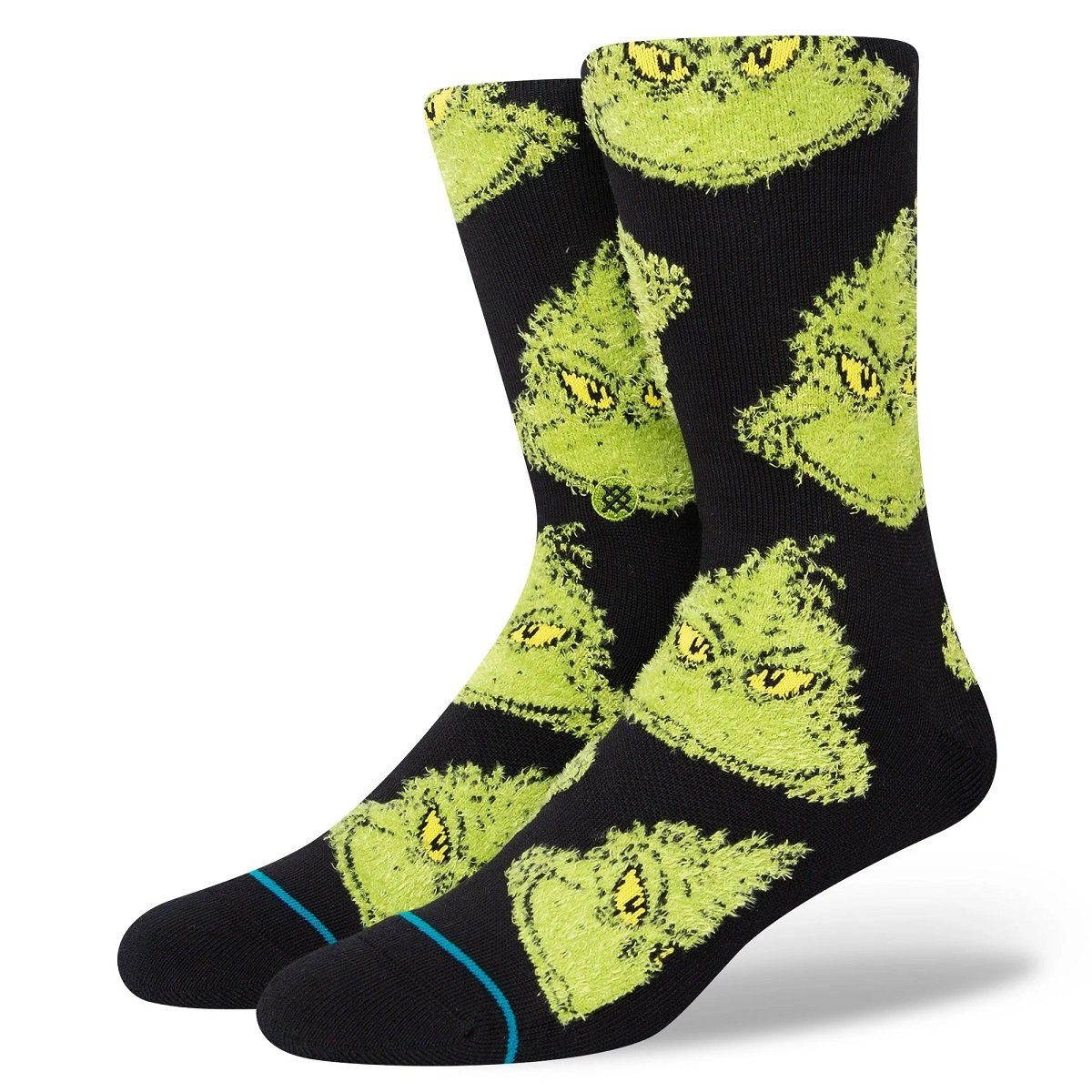 Stance Socken Tagessocke Crew Der Grinch Mean One schwarz - 1 Paar günstig online kaufen