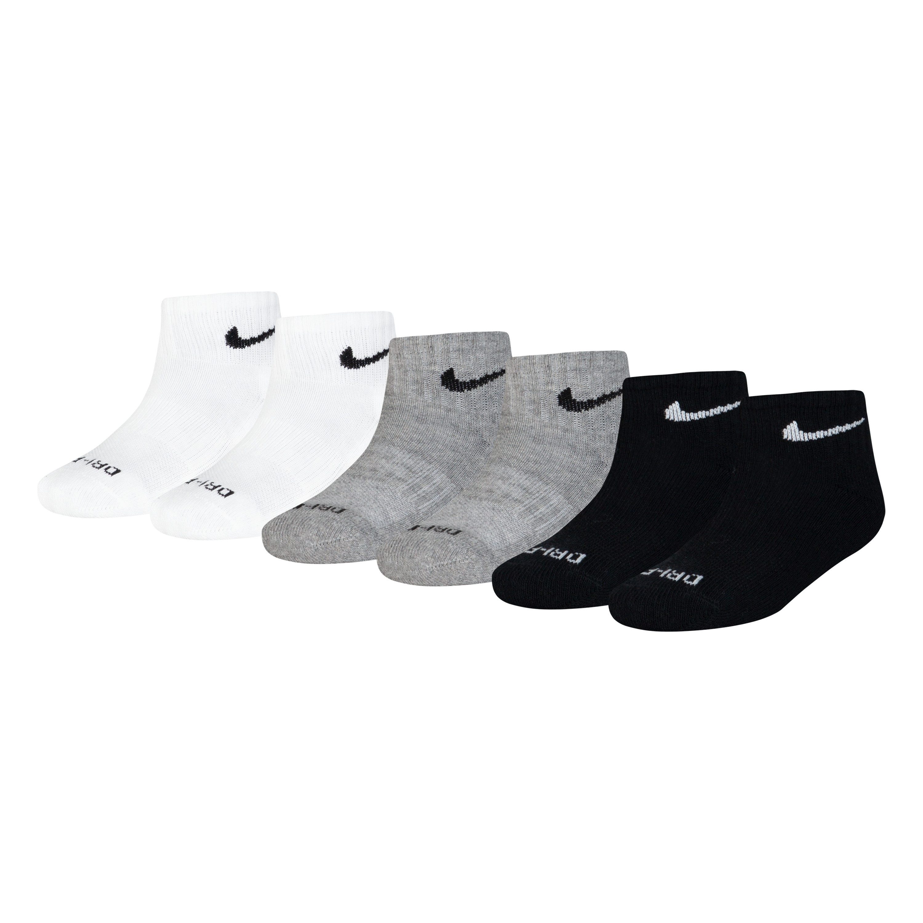 Nike Sportswear Socken NHB DF PERF BASIC QUARTER (6-Paar) 6er-Pack, kurze Form, mit dezentem Logo