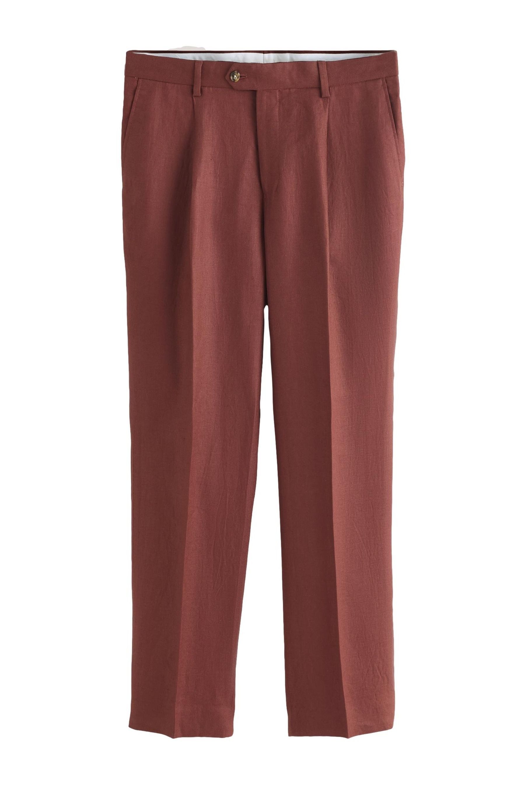 Next Anzughose N. Premium Tailored Fit Anzughose aus 100 % Leinen (1-tlg)