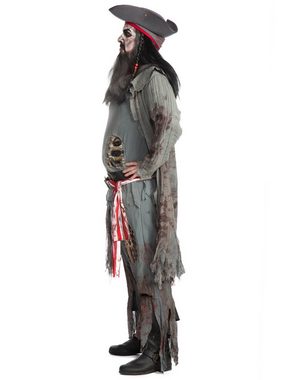Maskworld Kostüm Zombie Pirat Kostüm, Der Fluch der sieben Meere: untoter Pirat von MASKWORLD