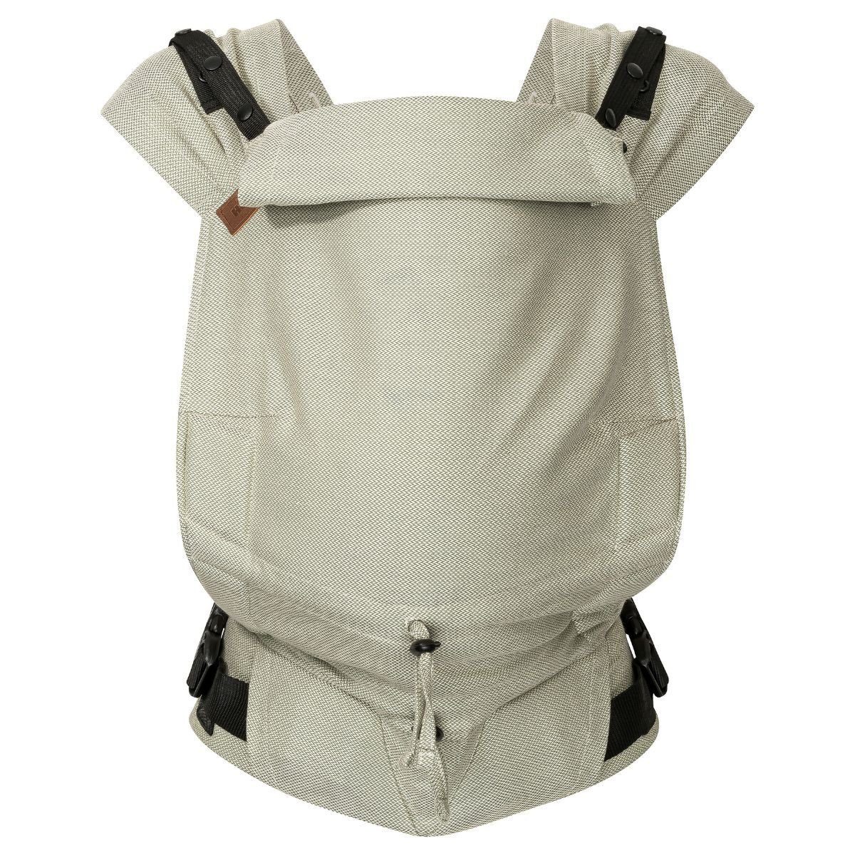 Hoppediz Babytrage Primeo, ab Geburt (2,5 kg) Bauchtrage & Rückentrage aus 100 % Bio-Baumwolle