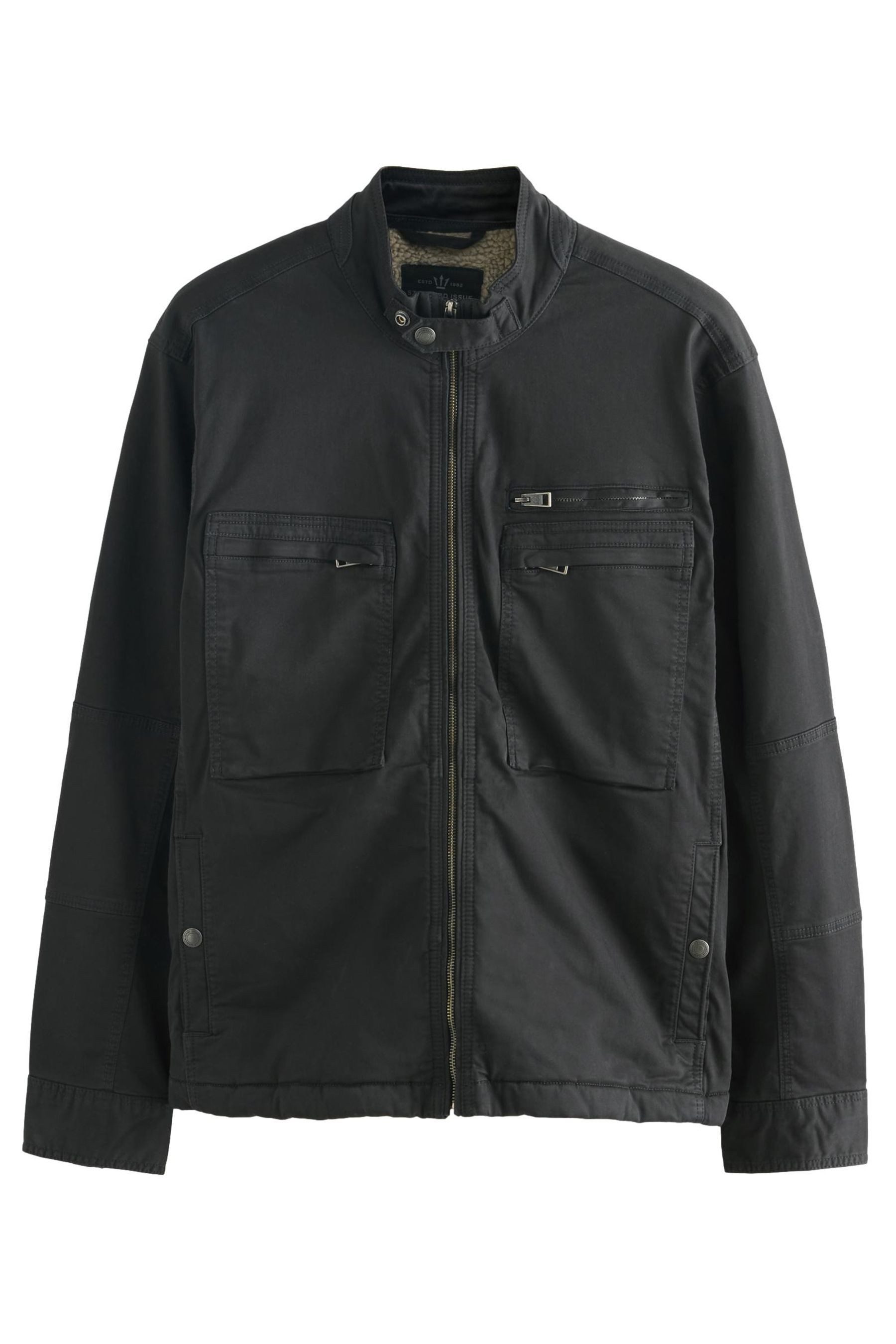 Next Blouson Reißverschlussjacke mit Borgfutter (1-St)