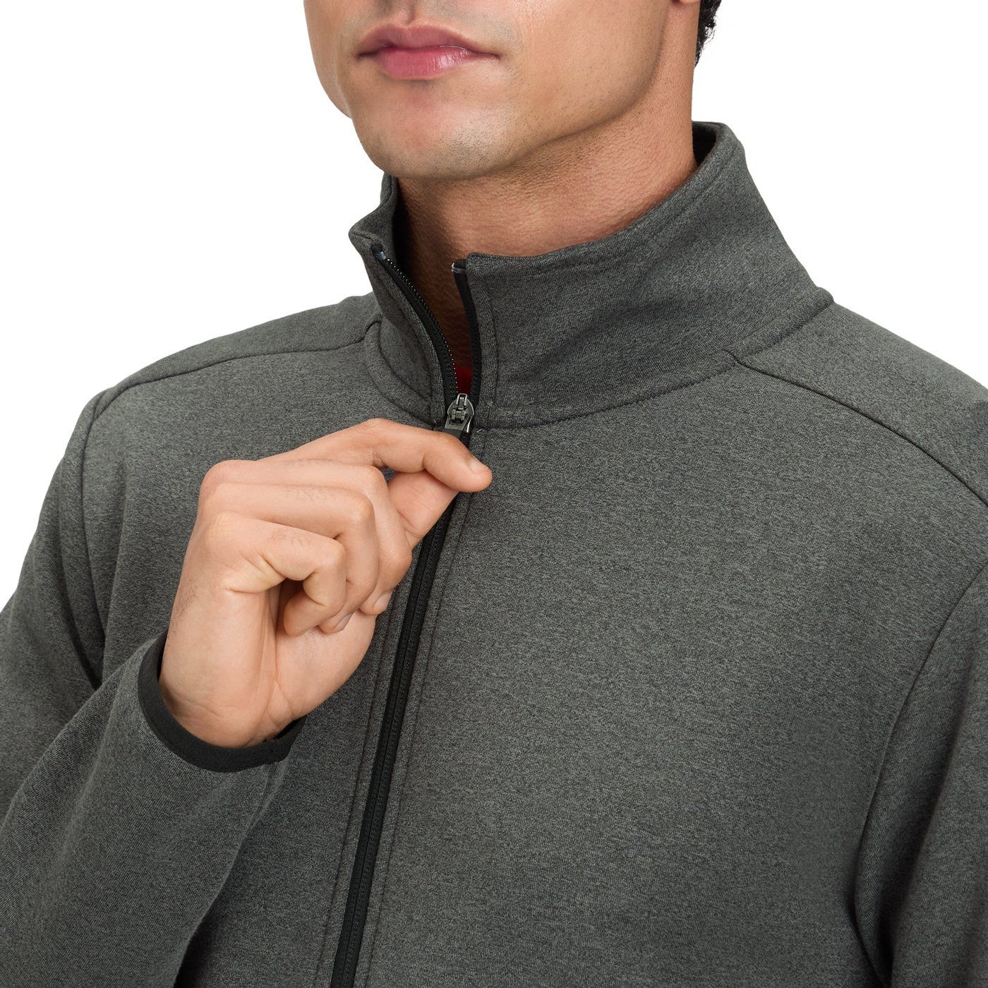 Energetics Sweatshirt He.-Funktions-Jacke Carter D M MELANGE/BLACK