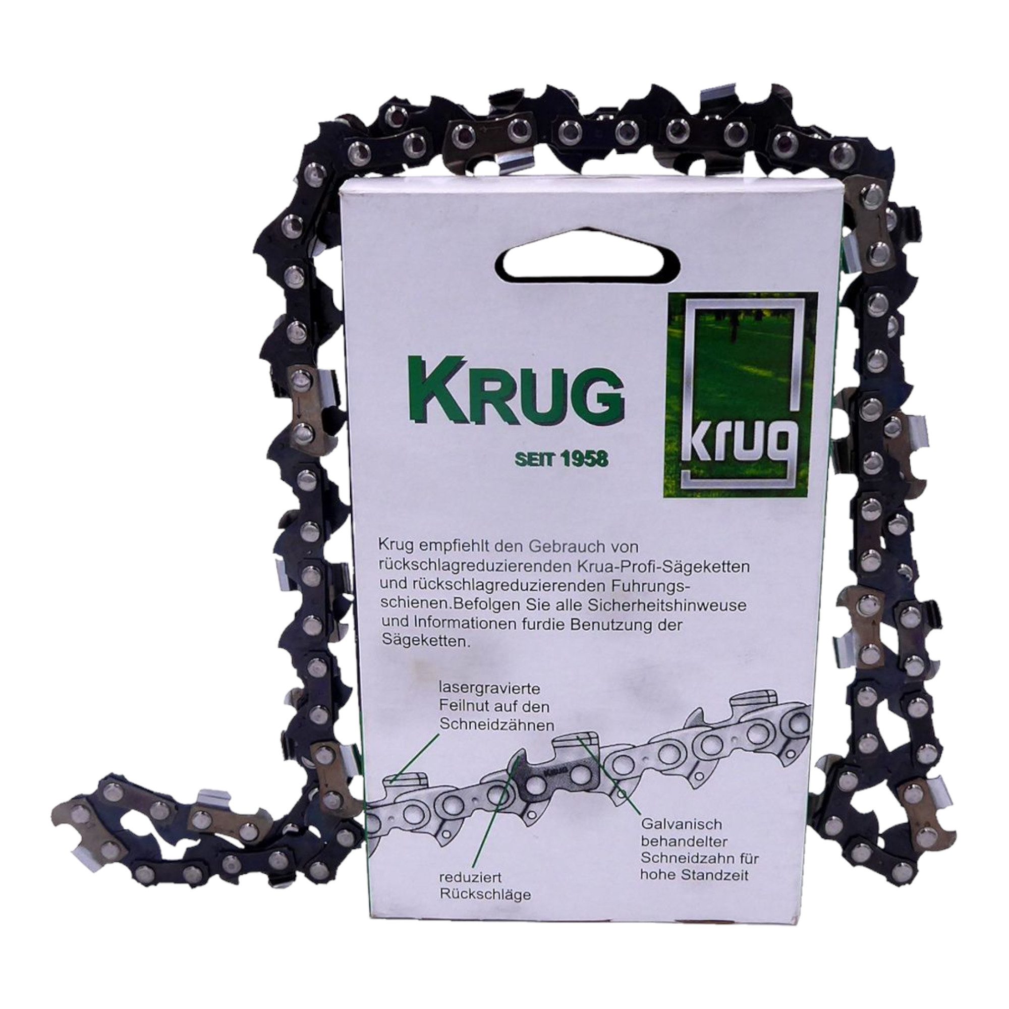 Thumbnail - Fritz Krug Ersatzkette 3x Profi C Kette 3/8P 1.1mm 57TG Low Profil