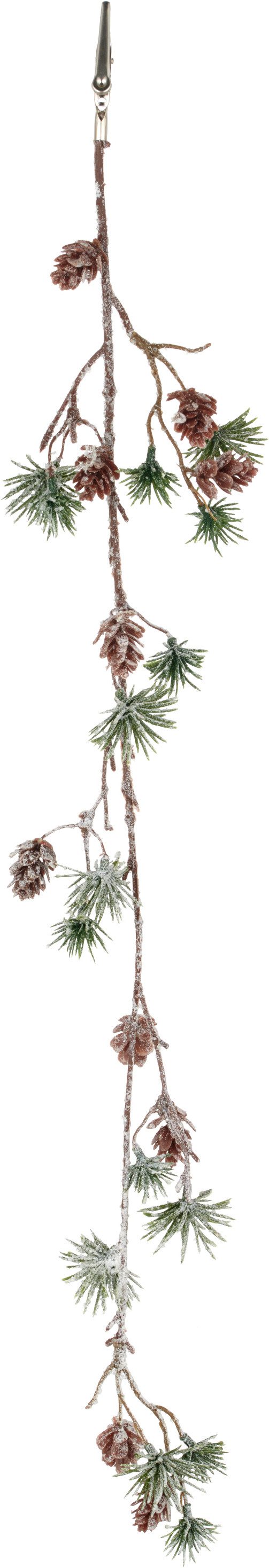 Winterliche Kunstpflanze Weihnachtsgirlande, Hänger Zedern 120cm lang, OTTO home, in white-wash-Optik – Bild 3 von 5