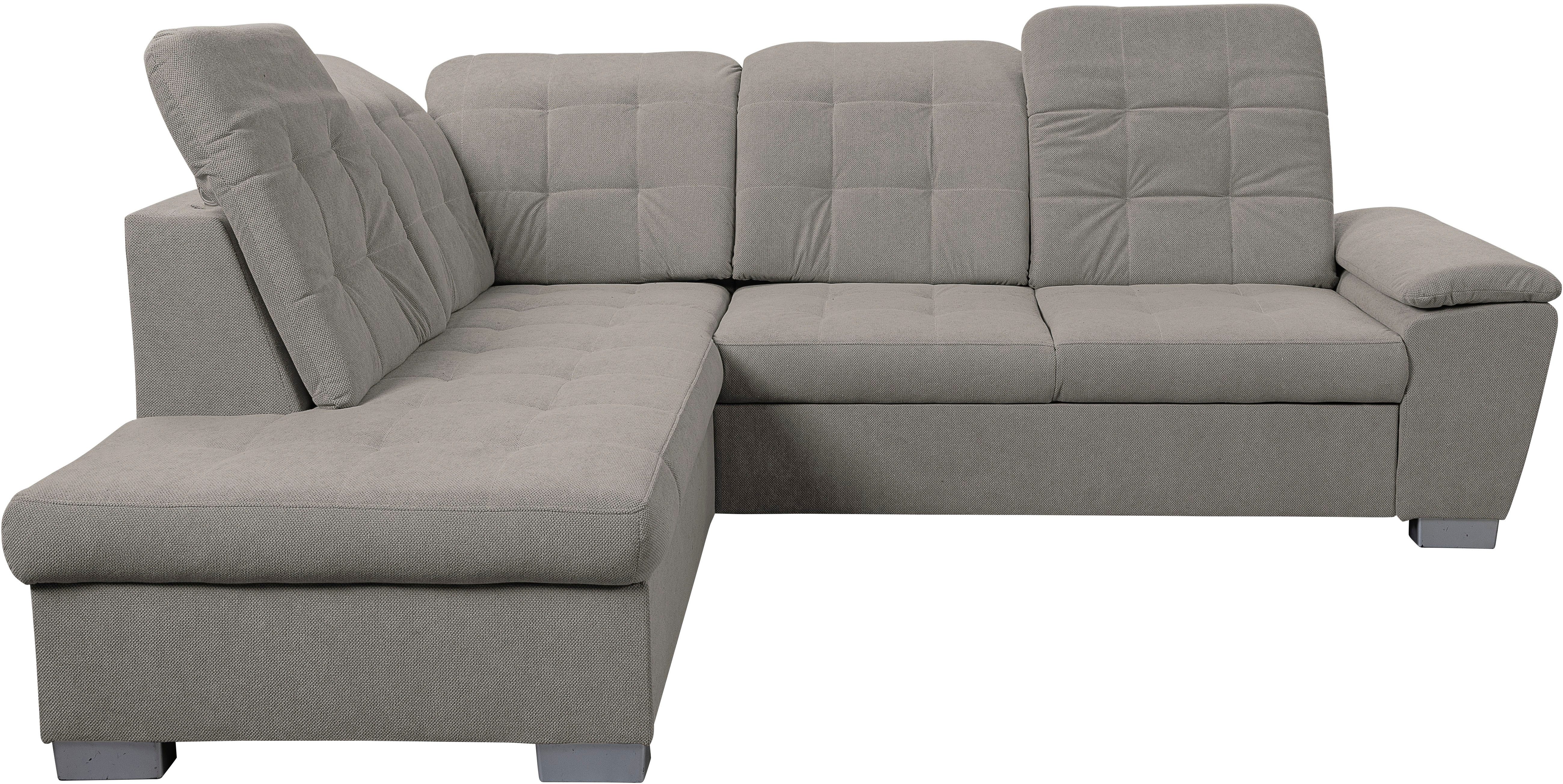WERK2 Ecksofa Bonny inkl. Kopfteilverstellung, Bettfunktion, Stauraum, Brei günstig online kaufen