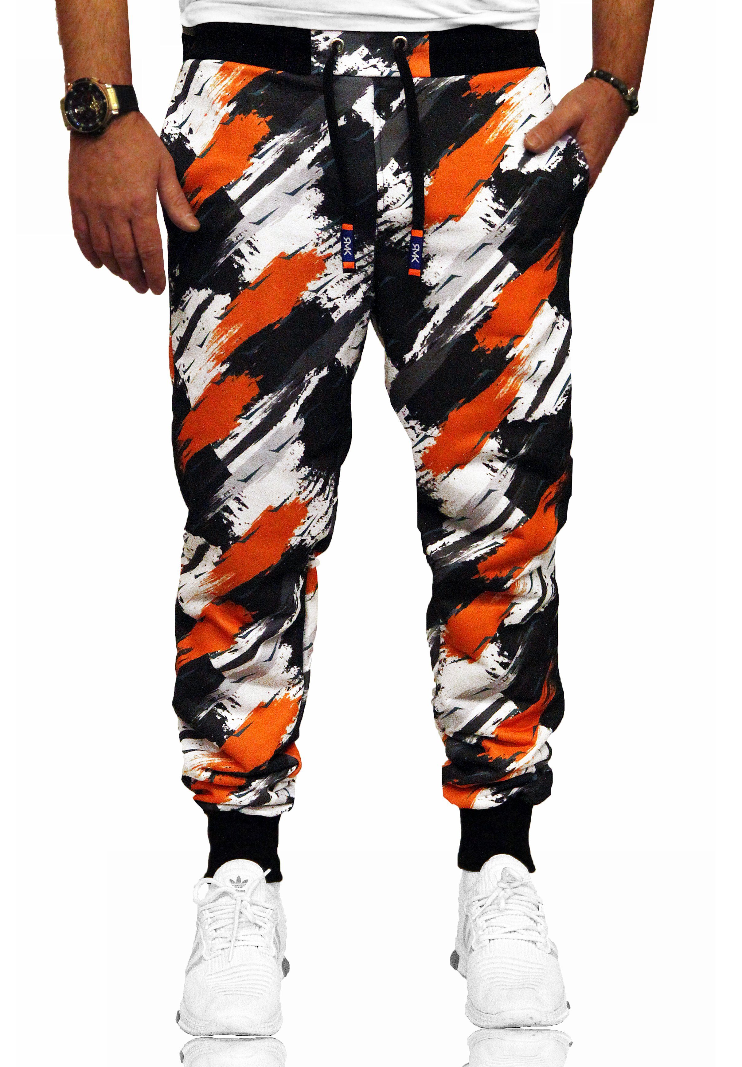 RMK Jogginghose Herren Trainingshose Fitnesshose Sport Hose Sweatpants Camouflage