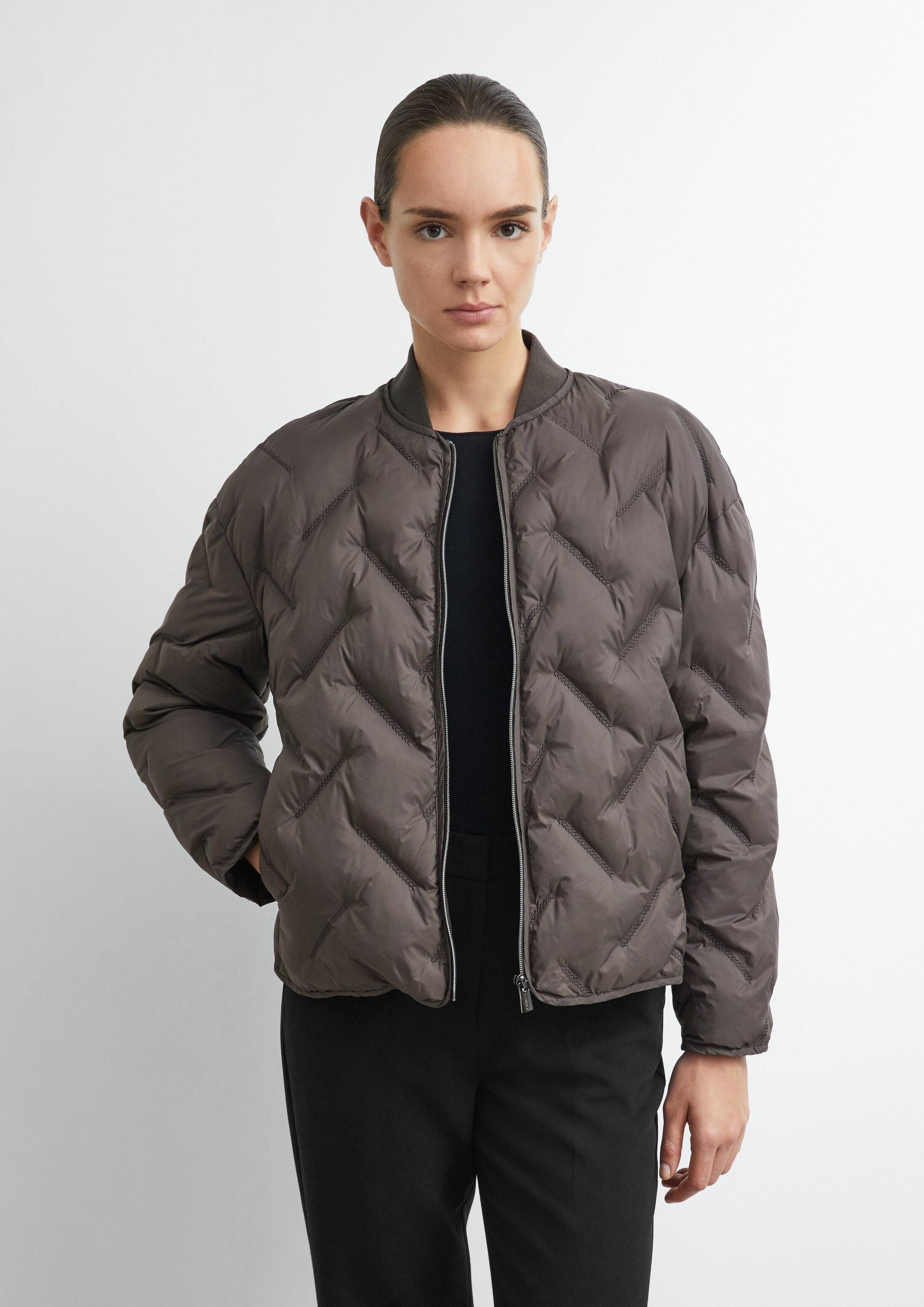 comma Funktionsjacke Outdoor-Jacke Steppjacke mit College-Kragen